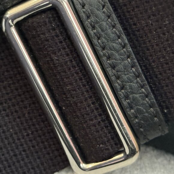 Men's Gucci Monogram Embroidered Leather Crossbody - Picture 6 of 10